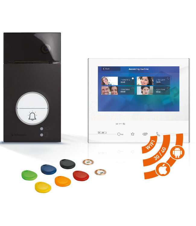 Bticino Bticino Videokit  wifi en 3-4G - geheugen -zwarte uitvoering