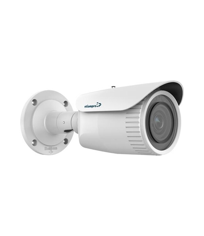 etiampro Bullet type IP camera met varifocale lens