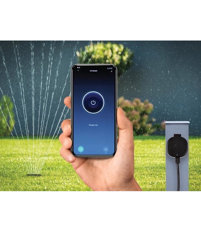 Smart Wifi stekker, voor gebruik buitenhuis - Tuya app