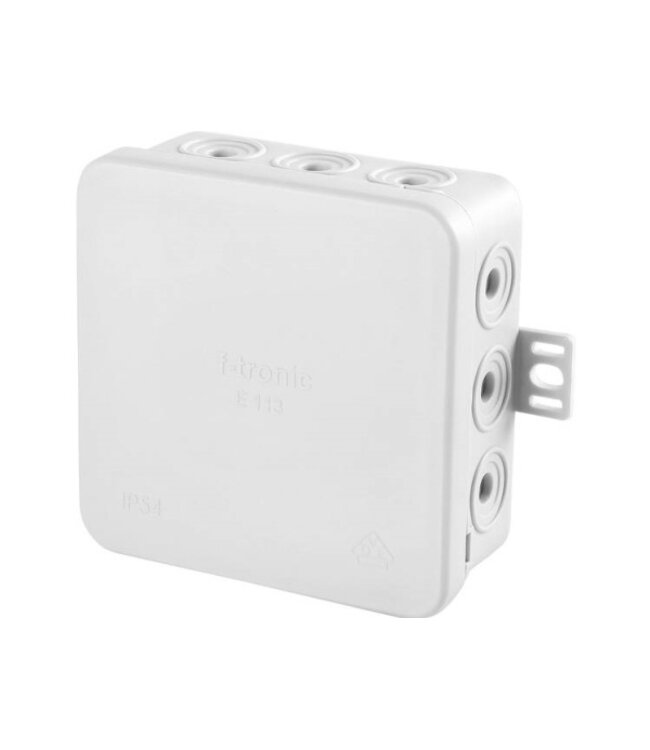 Aftakdoos 85x85x40 IP54 - 12 ingangen