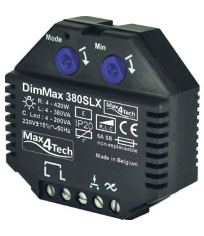 DIMMAX Inbouwdimmer, 3-draads (zonder neuter) Dimmax 380 SLX