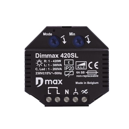 DIMMAX Inbouwdimmer, 4-draads (met neuter) Dimmax 420 SL