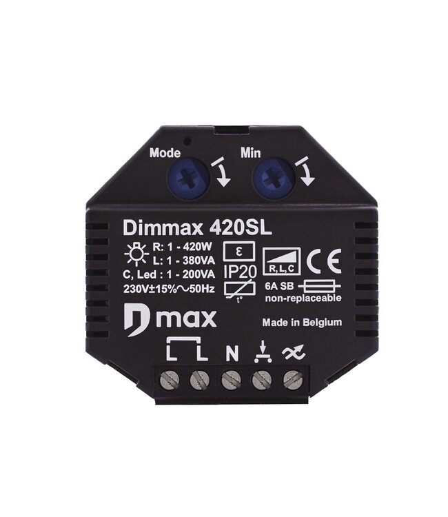 DIMMAX Inbouwdimmer, 4-draads (met neuter) Dimmax 420 SL