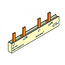 schrack Verdeelrail met pennen voor 2Polige automaten -18 modules