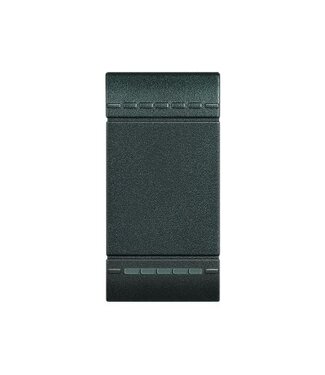 Bticino Living light 1 module toets, antraciet