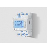 Finder MID certified driefasige bi-directionele energie meter met puls uitgang - 80A