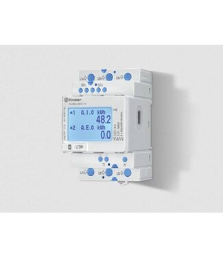 Finder driefasige bi-directionele energie meter - 80A