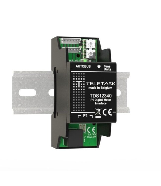 Teletask Autobus P1 interface digitale meter, TDS12340BE