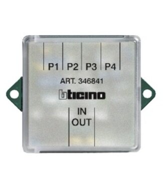 Bticino Verdiepingsverdeler - 2 draads - 346841 Bticino Verdiepingsverdeler - 2 draads - 346841