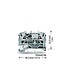Wago Wago 2-draads rijgklem Topjob 2,5mm² - 2002-1204 - Blauw