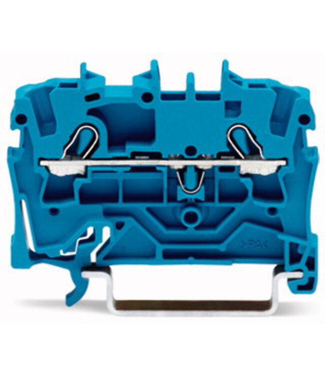 Wago Wago 2-draads rijgklem Topjob 2,5mm² - 2002-1204 - Blauw