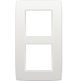 Niko Tweevoudige verticale afdekplaat, kleur Original white (Niko 101-76200)