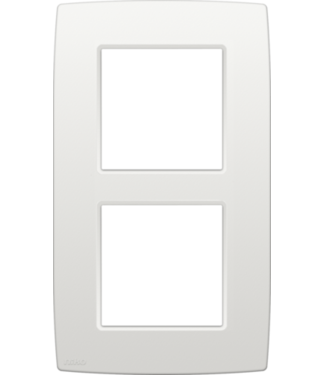 Niko Tweevoudige verticale afdekplaat, kleur Original white (Niko 101-76200) Niko Tweevoudige verticale afdekplaat, kleur Original white (Niko 101-76200)