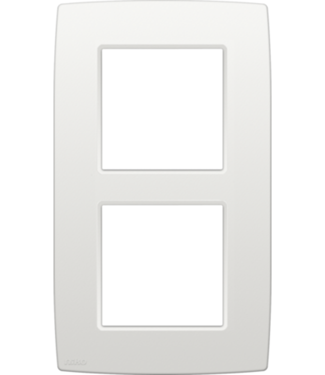 Niko Tweevoudige verticale afdekplaat, kleur Original white (Niko 101-76200)