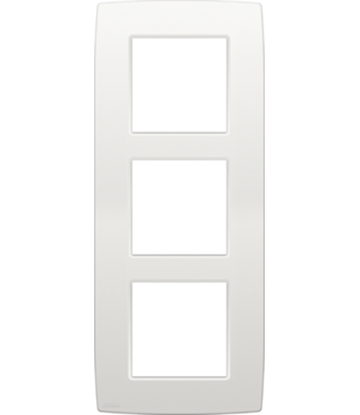Niko Drievoudige verticale afdekplaat, kleur Original white (Niko 101-76300) Niko Drievoudige verticale afdekplaat, kleur Original white (Niko 101-76300)