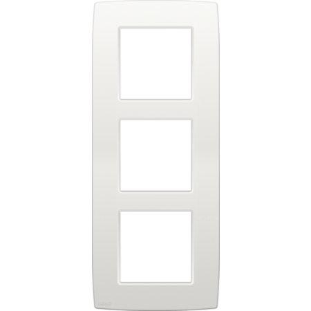 Niko Drievoudige verticale afdekplaat, kleur Original white (Niko 101-76300)