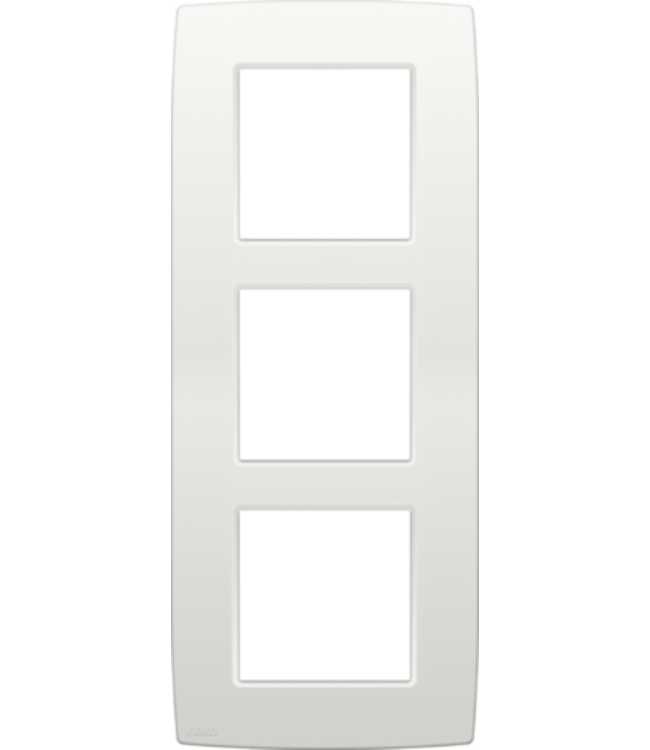 Niko Drievoudige verticale afdekplaat, kleur Original white (Niko 101-76300)