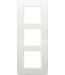 Niko Drievoudige verticale afdekplaat, kleur Original white (Niko 101-76300)