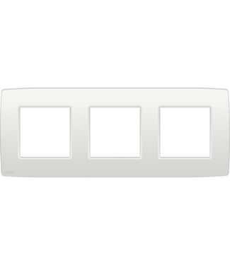 Niko Drievoudige horizontale afdekplaat, kleur Original white (Niko 101-76700)