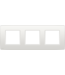 Niko Drievoudige horizontale afdekplaat, kleur Original white (Niko 101-76700)