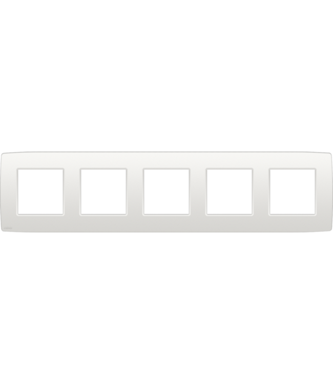 Niko Vijfvoudige horizontale afdekplaat, kleur Original white (Niko 101-76005)