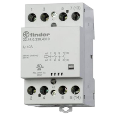 Finder Finder Contactor 4 x NO contact - 230V AC-DC