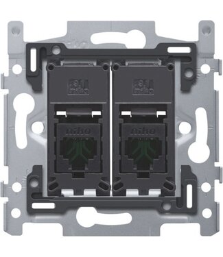 Niko Sokkel tweevoudig RJ45 Cat6A 170-65272 schroefbevestiging