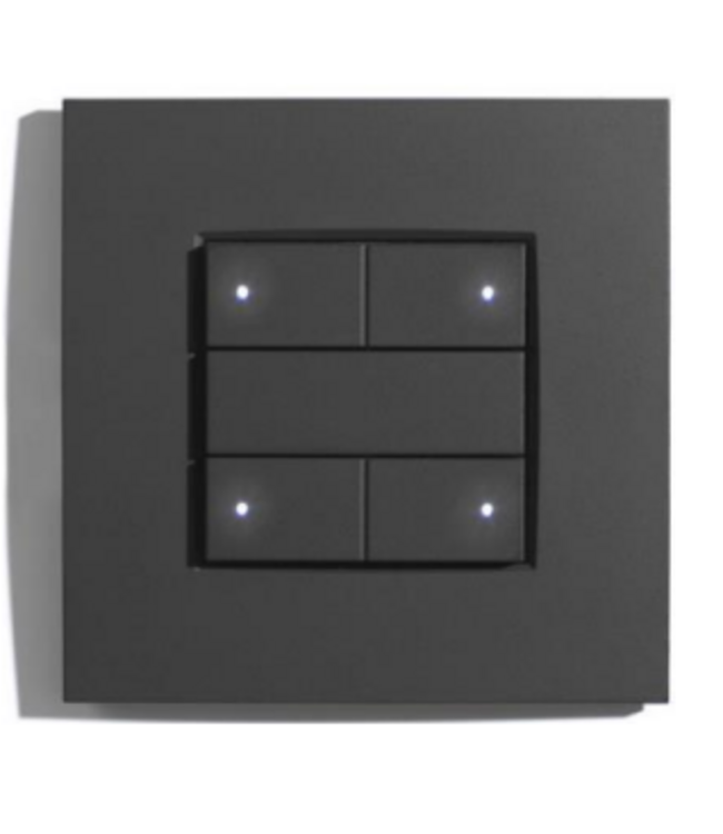 Qbus 4-voudige Niko toets met tempsensor - Qbus