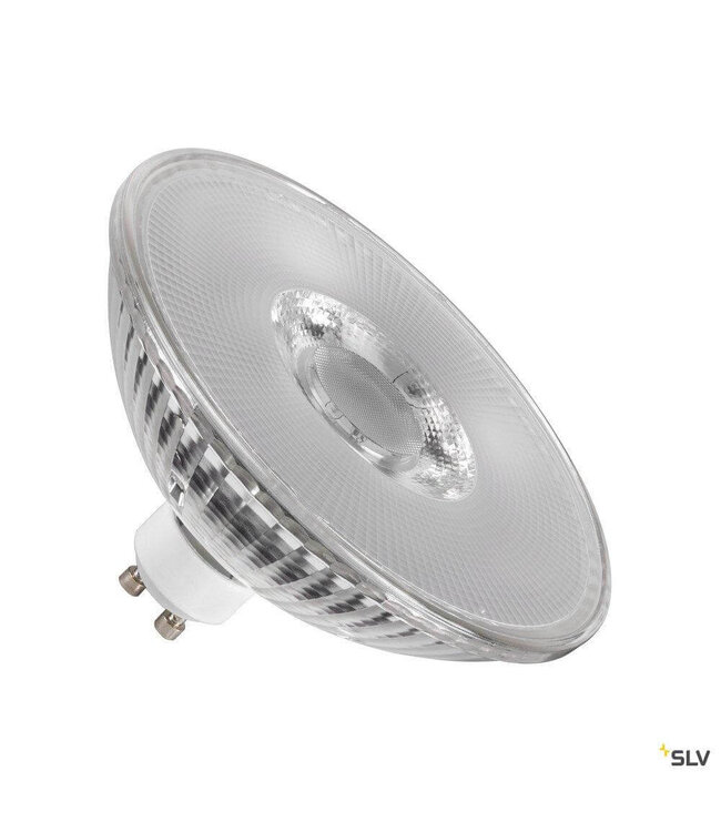 SLV QPAR111 GU10, led lamp doorschijnend 8W 2700K CRI90 38°