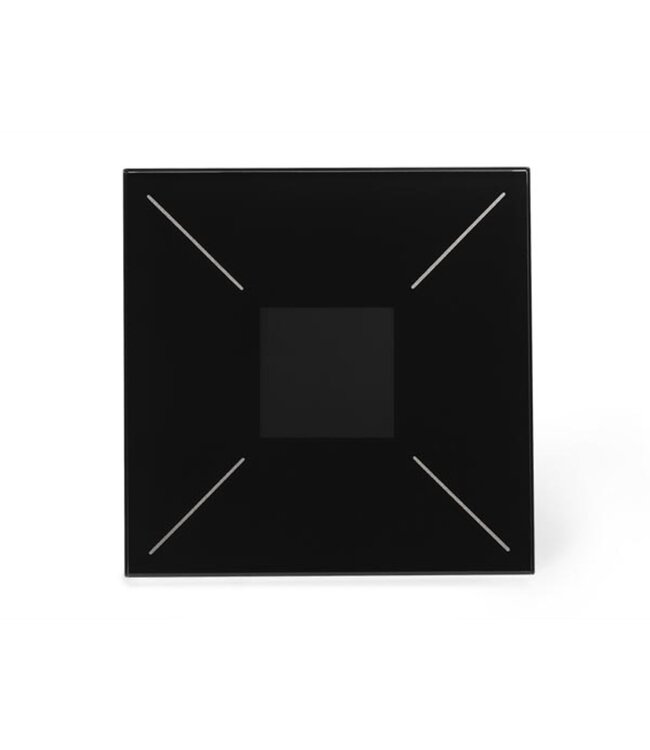 Velbus Velbus Edge Lit bediening met OLED - zwarte uitvoering