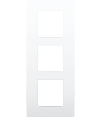 Niko Drievoudige verticale afdekplaat, Lunar White
