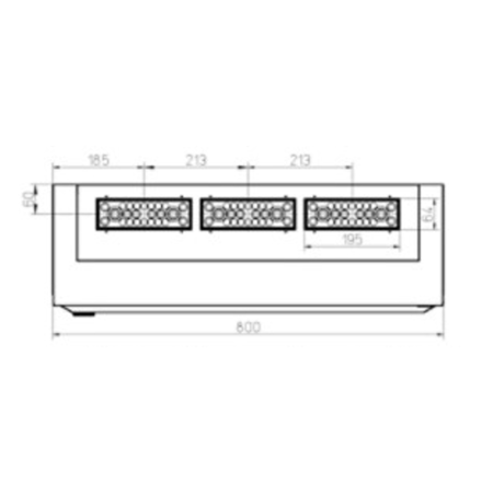 Eaton Eaton Metalen verdeelkast - 9 rijen -315 modules - 105541