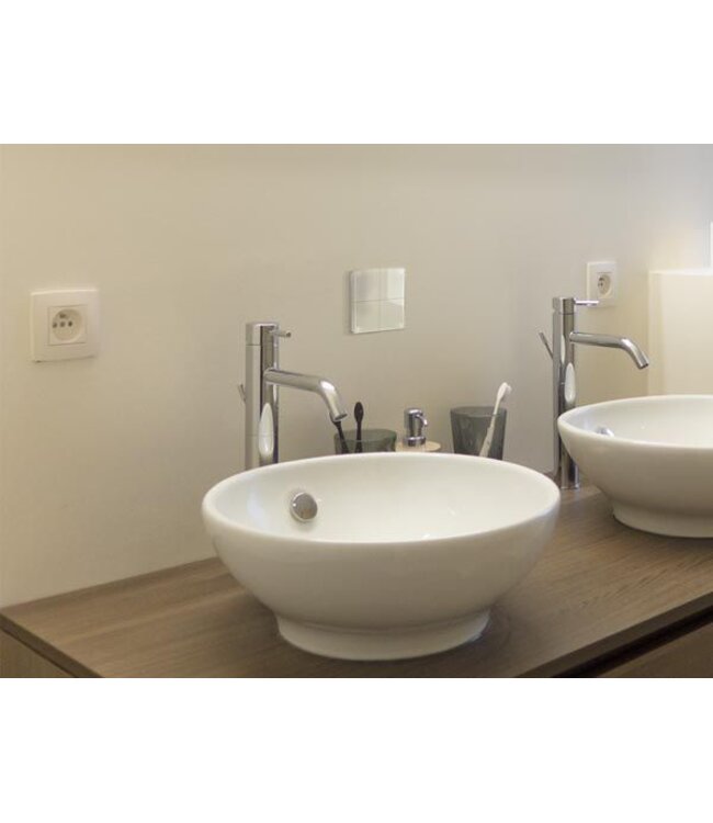 Velbus Velbus glazen bedieningsmodule met 4 aanraaktoetsen - wit