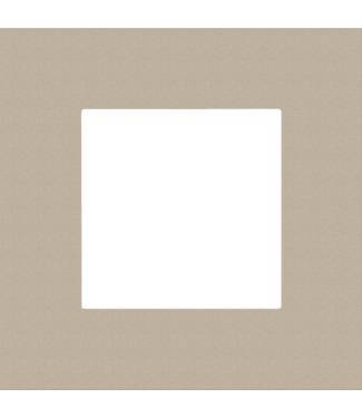 Niko Enkele afdekplaat, kleur Pure champagne steel Niko Enkele afdekplaat, kleur Pure champagne steel