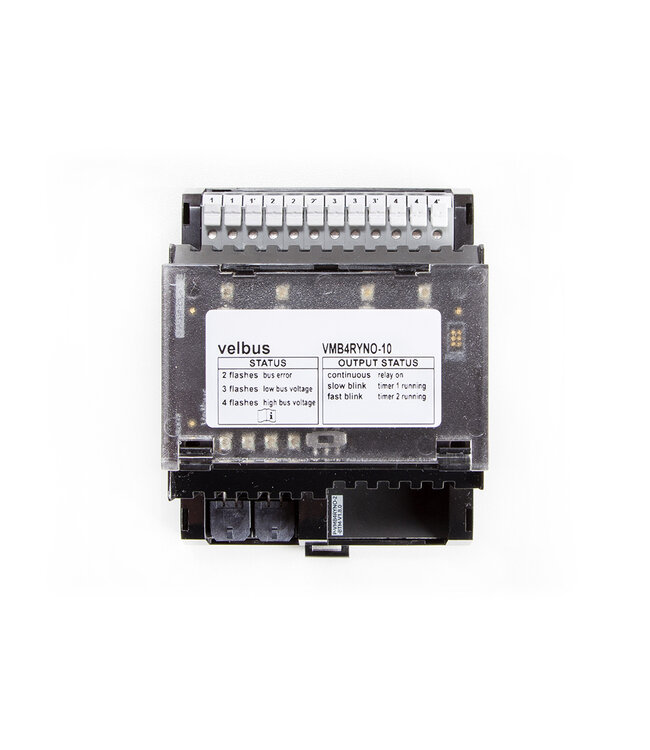 Velbus Velbus module, 4-kanaals relaismodule met potentiaalvrije contacten