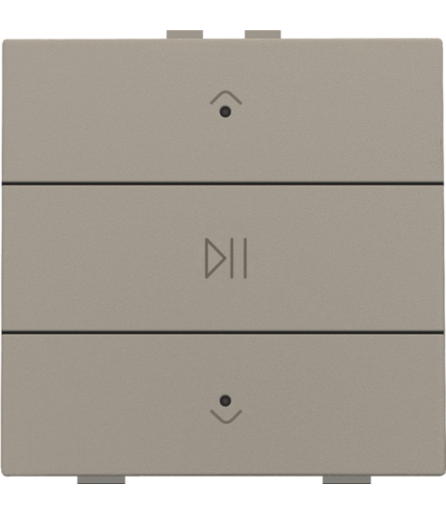 Niko Enkelvoudige audiobediening met leds voor Niko Home Control