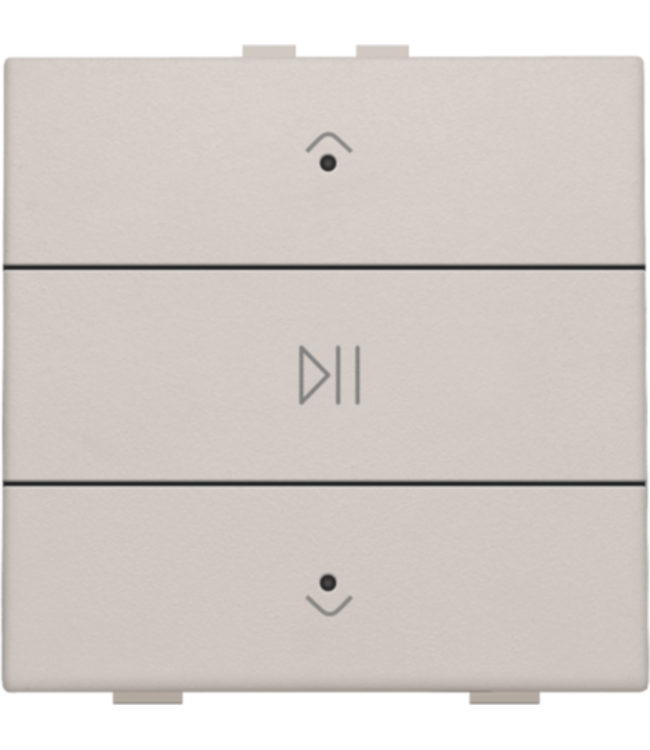 Niko Enkelvoudige audiobediening met leds voor Niko Home Control
