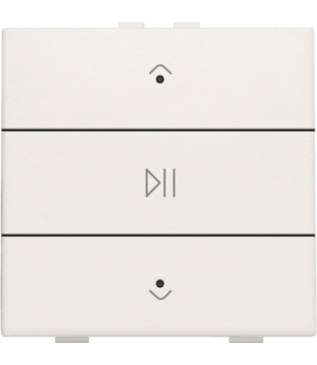 Niko Enkelvoudige audiobediening met leds voor Niko Home Control