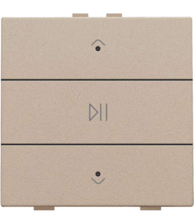 Niko Enkelvoudige audiobediening met leds voor Niko Home Control