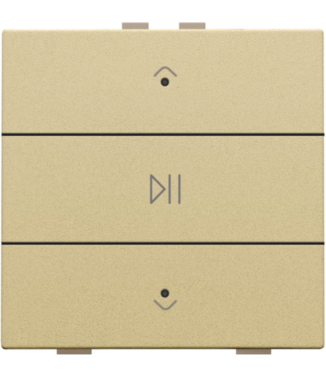 Niko Enkelvoudige audiobediening met leds voor Niko Home Control