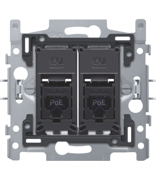 Niko Niko Sokkel tweevoudig RJ45 UTP Cat6 170-66162