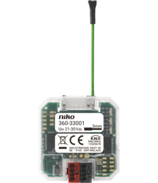 Niko Draadloze mediakoppelaar, KNX® voor Niko