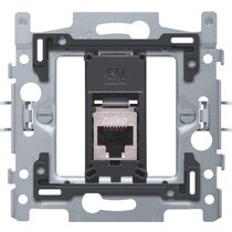 Sokkel enkelvoudig RJ45 STP Cat6A