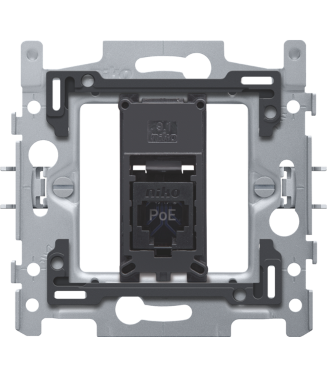 Niko Sokkel enkelvoudig RJ45 UTP Cat6A 170-66171