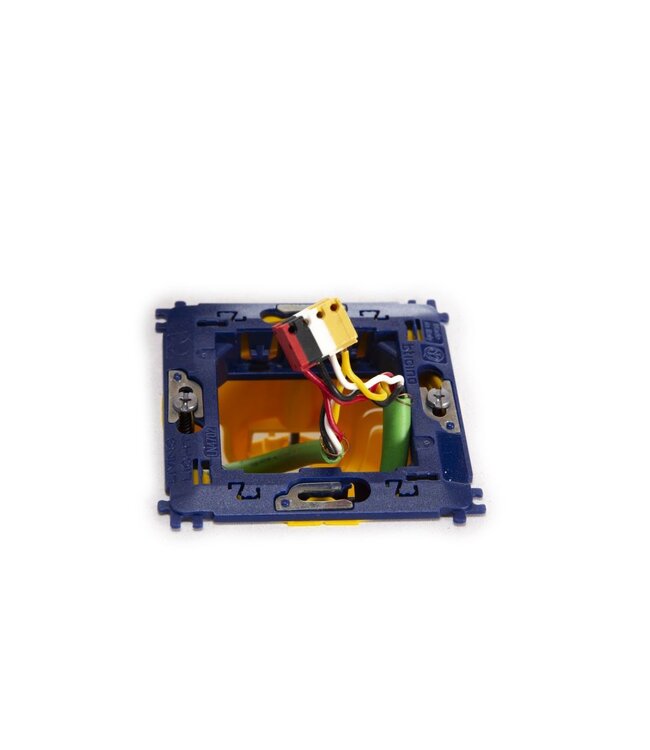 Velbus Velbus  witte glazen bedieningsmodule met oledscherm.