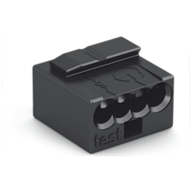 Viervoudige microsteekklem 4x0,6-0,8 mm²