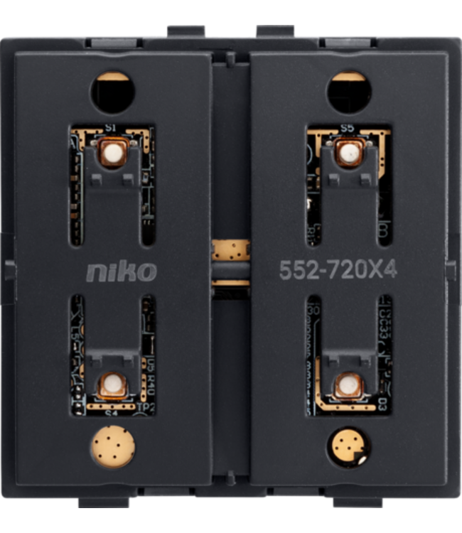 Niko Draadloze schakelaar met batterij, viervoudig, Zigbee®