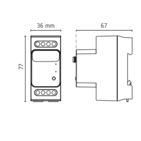 2 kanaals Wifi relais of via RF drukknop.