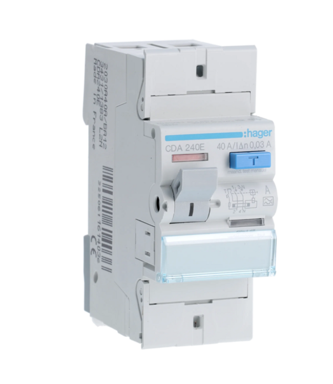 Hager Hager aardlekschakelaar 2 polig - 40A - Type A
