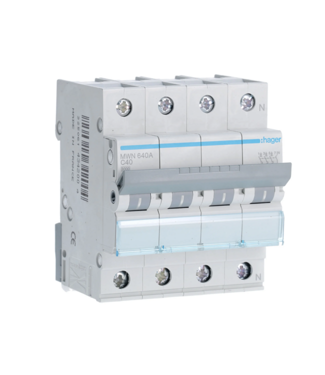 Hager Hager automaat 3p+N - 3kA - curve C